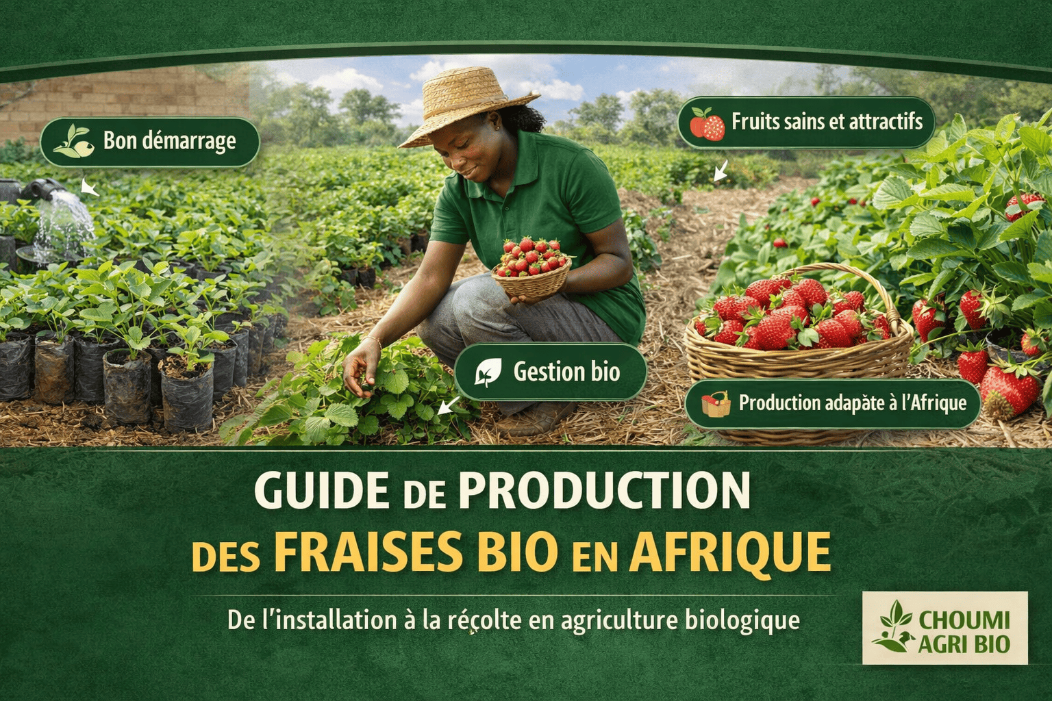 GUIDE DE PRODUCTION DES FRAISES BIOLOGIQUE EN AFRIQUE