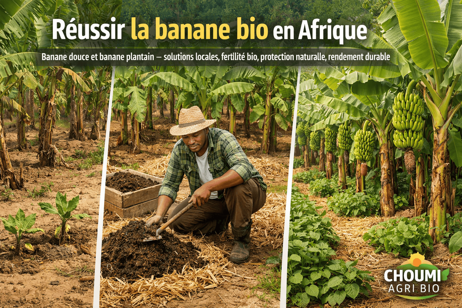 BANANE DOUCE ET BANANE PLANTAIN GUIDE PRODUCTION BIOLOGIQUE