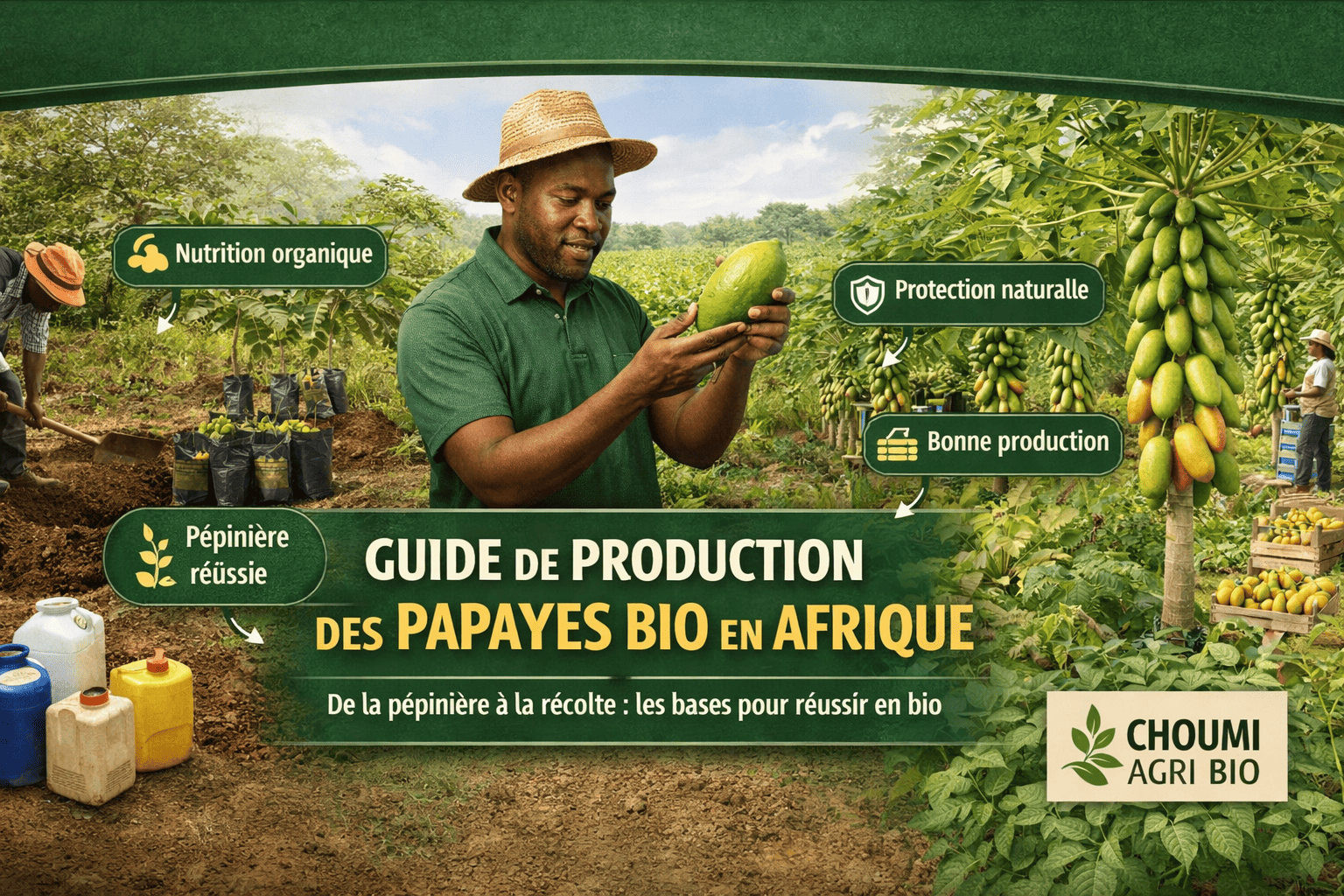 GUIDE DE PRODUCTION BIOLOGIQUE DES PAPAYE BIO EN AFRIQUE