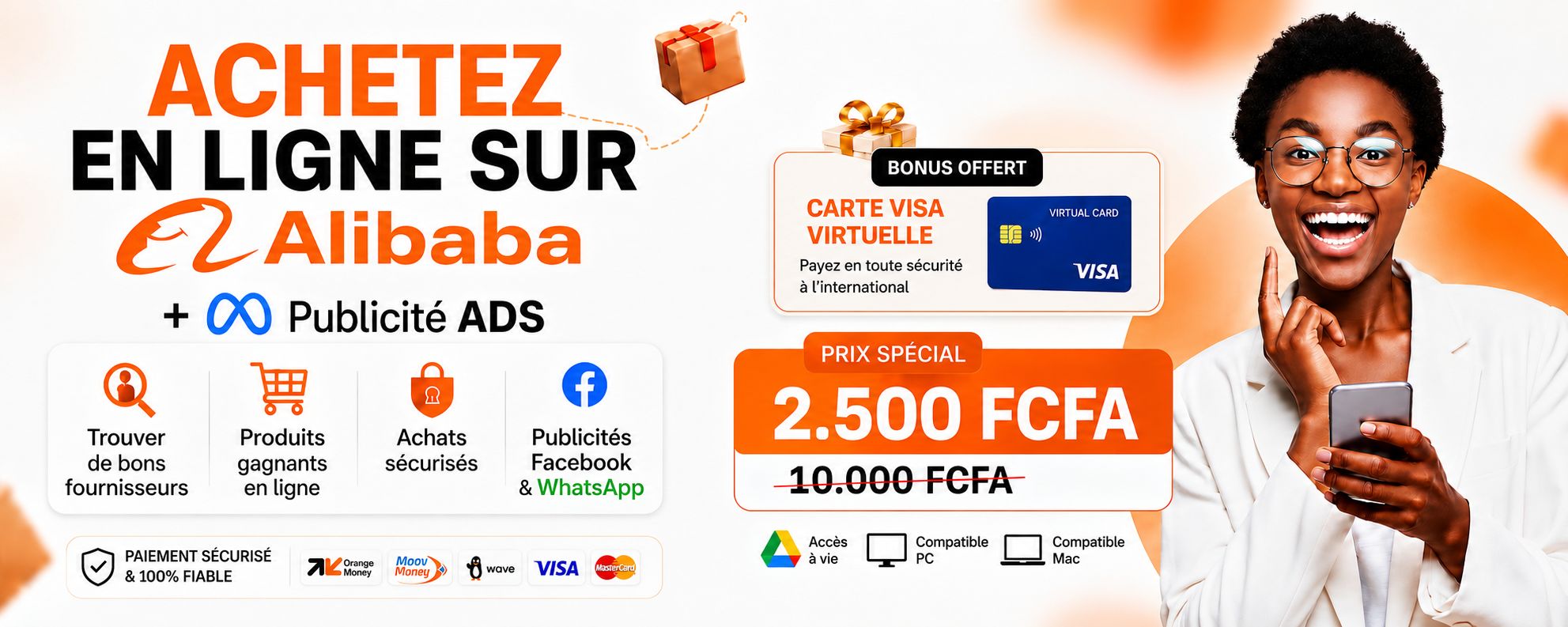 🚀 Formation Complète Alibaba + Facebook Ads + WhatsApp Business