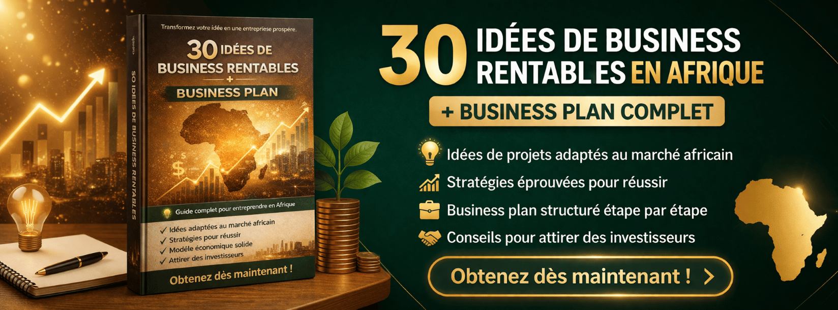 30 idées de Business rentables + Business Plan
