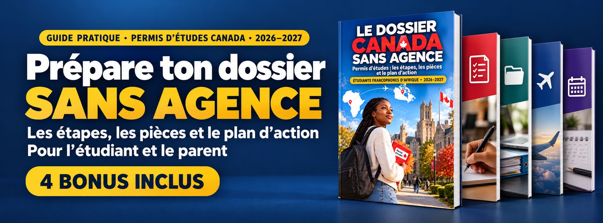 Monte toi-même ton dossier de permis d’études pour le Canada, sans agence
