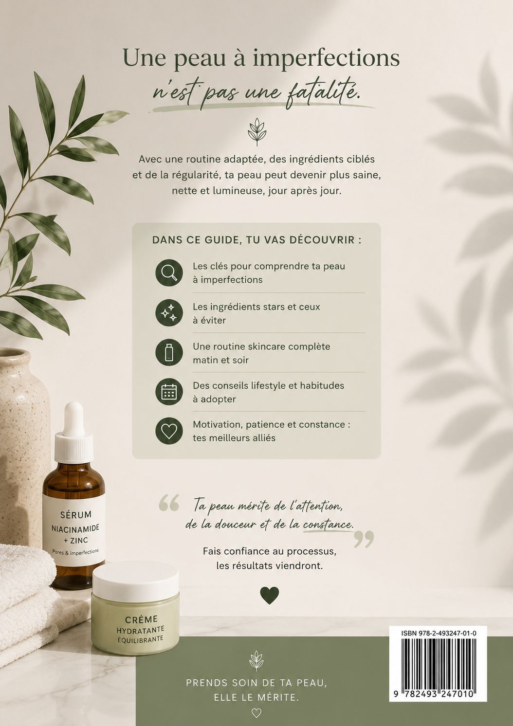Ma routine skincare pour peau à imperfections