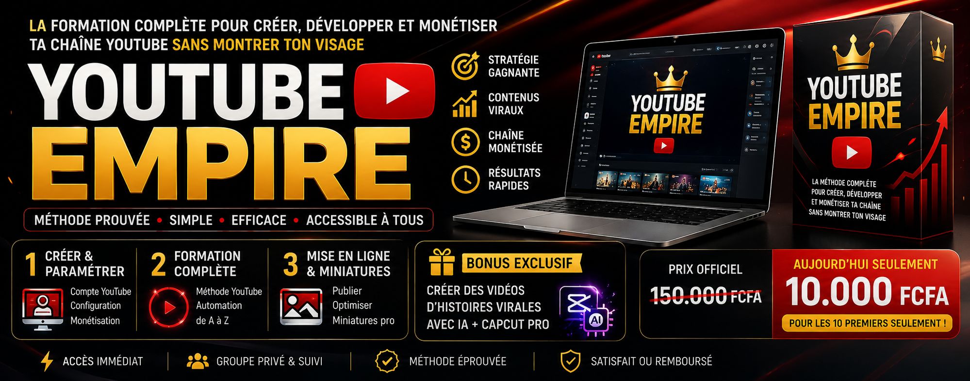 **Comment créer une chaîne YouTube automatisée et la développer sans jamais montrer son visage**