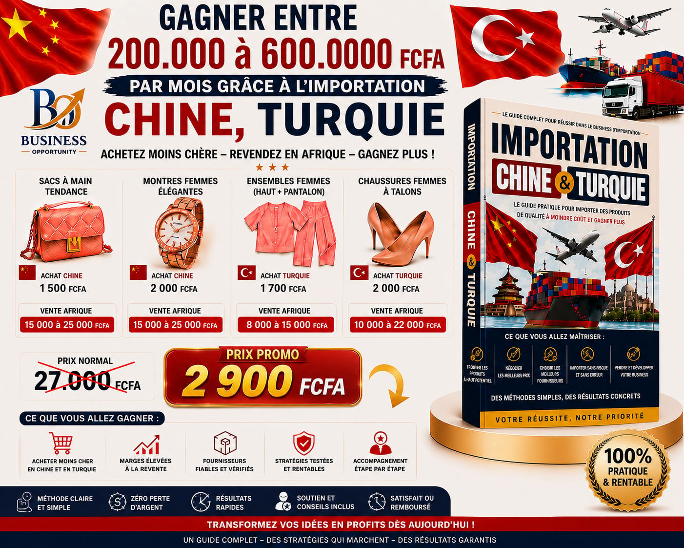 IMPORTATION CHINE & TURQUIE