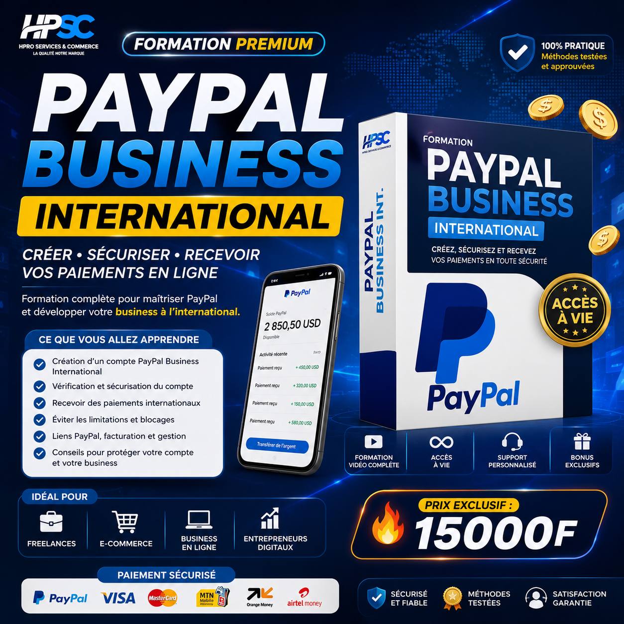 Crée ton PayPal Business en Afrique et profite du bonus TikTok 💰