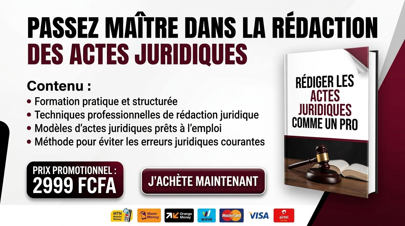 RĂDIGER LES ACTES JURIDIQUES COMME UN PRO.