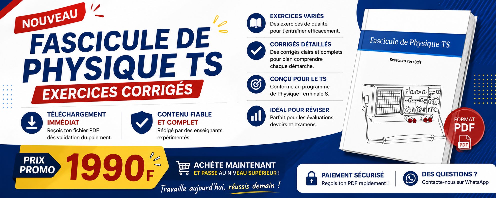 đ„ PC TS : EXERCICES + CORRIGĂS â LE PACK POUR BOOSTER TON NIVEAU !