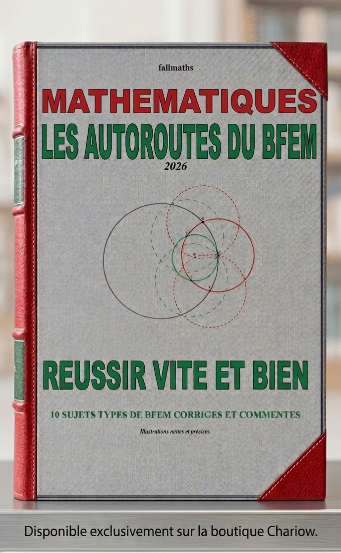 Fascicule de maths pour prépa BFEM niveau 3e
