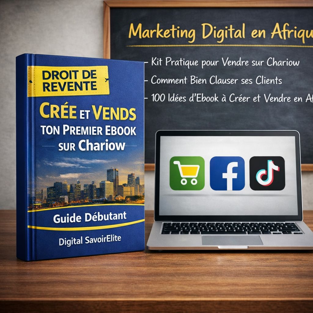 Crée et vends ton premier EBook avec Chariow — Le guide du débutant