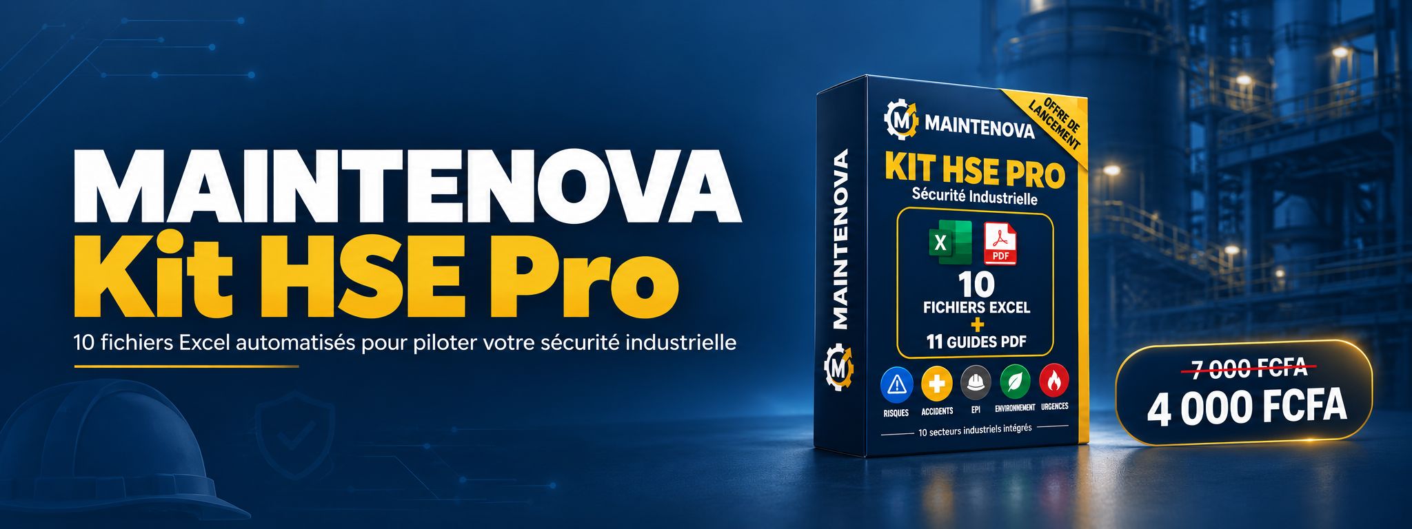 10 fichiers Excel automatisés pour piloter votre gestion Hygiène, Sécurité et Environnement (HSE)