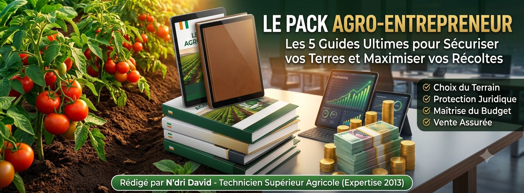 Pack cultures maraîchères rentables