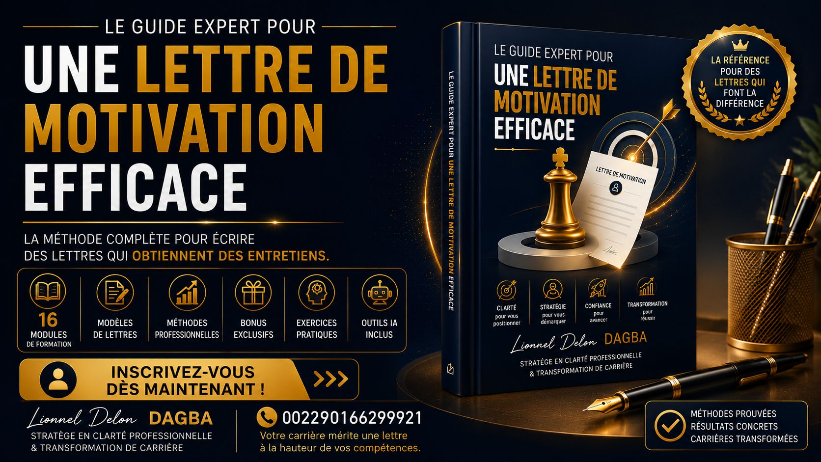 GUIDE EXPERT LETTRE DE MOTIVATION EFFICACE