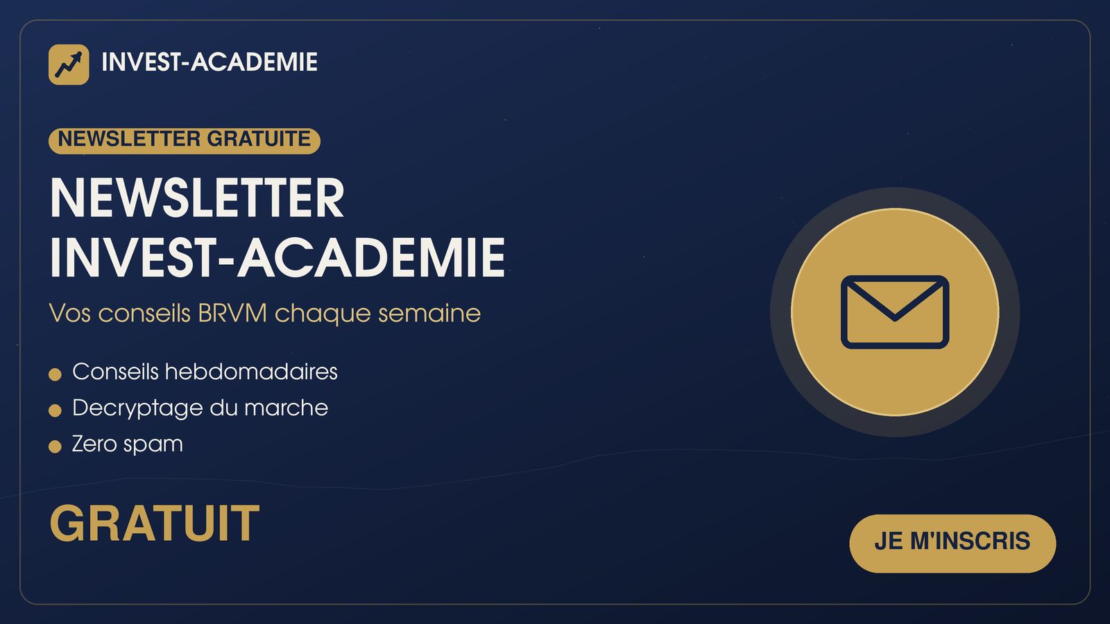 Newsletter INVEST-ACADEMIE