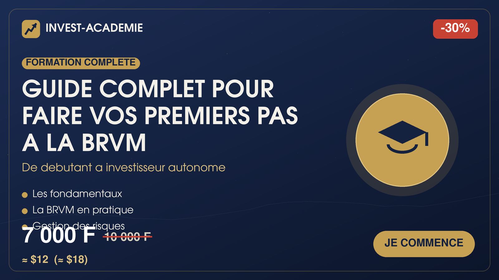 GUIDE COMPLET POUR FAIRE VOS PREMIERS PAS A LA BRVM