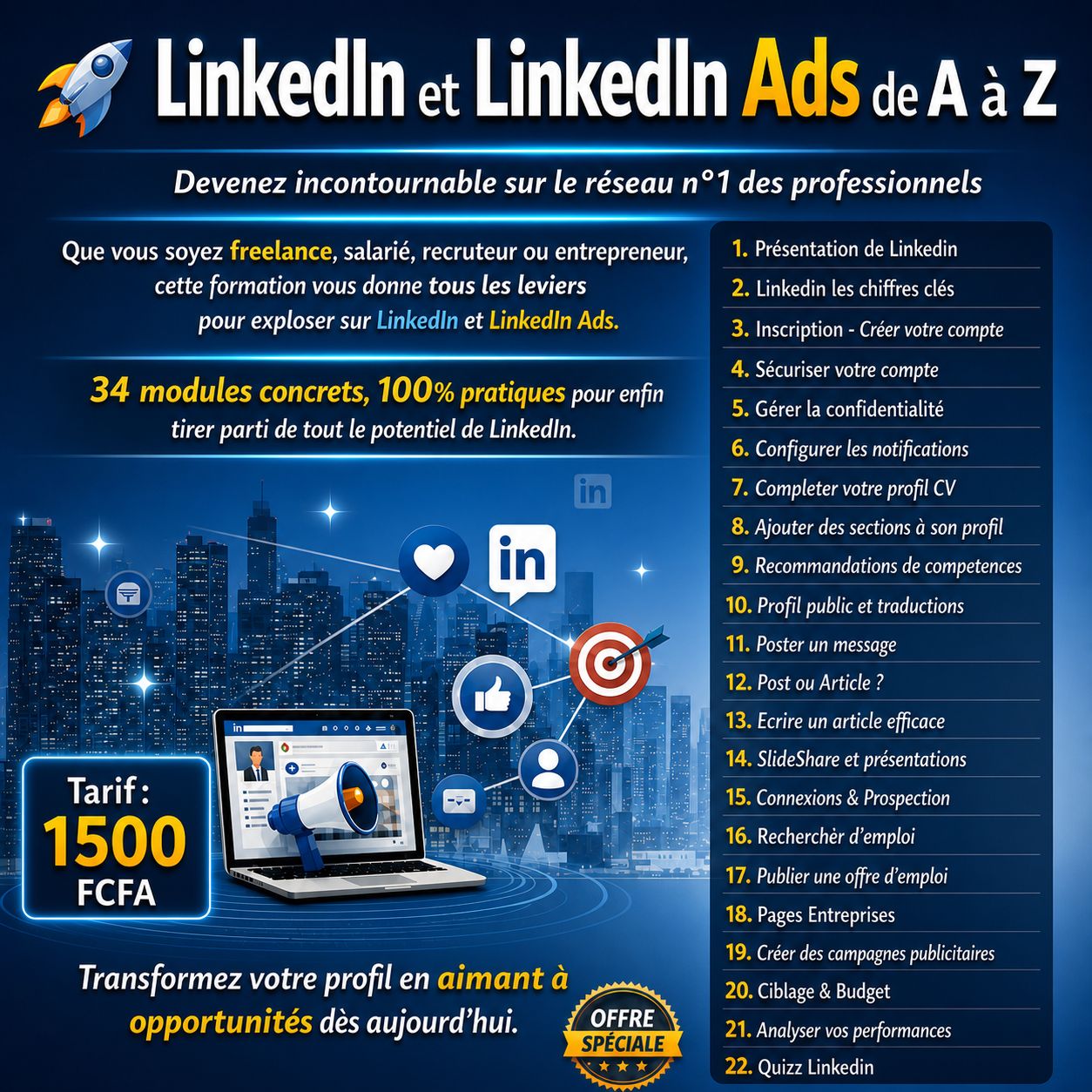 Maitriser LinkedIn et LinkedIn Ads