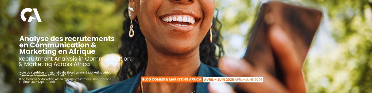 Analyse des recrutements en Communication & Marketing en Afrique