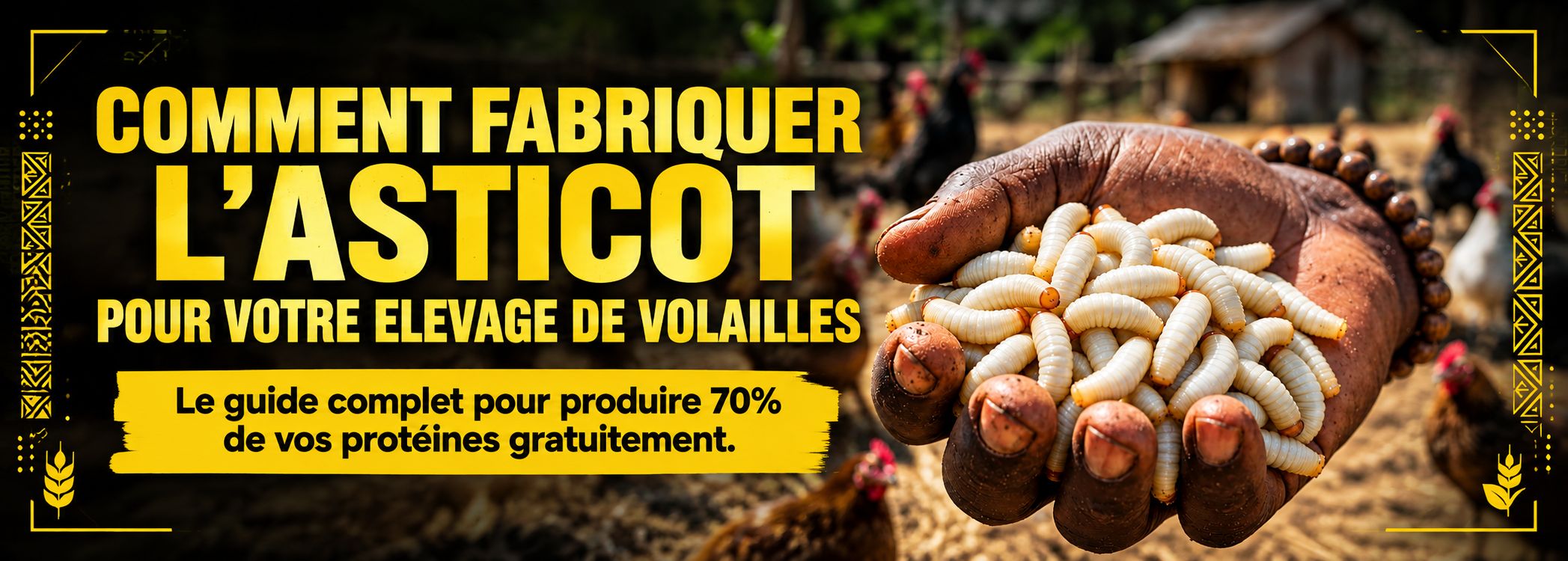 Guide Pratique pour Produire l'Asticot pour votre volaille