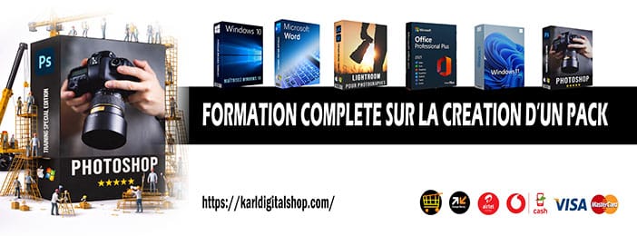 Guide complet de la création d'un pack des produits digitaux