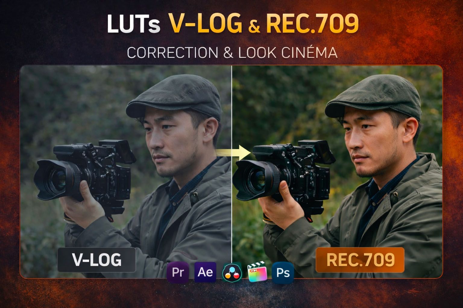 PRO LUTS – PACK V-LOG & REC.709