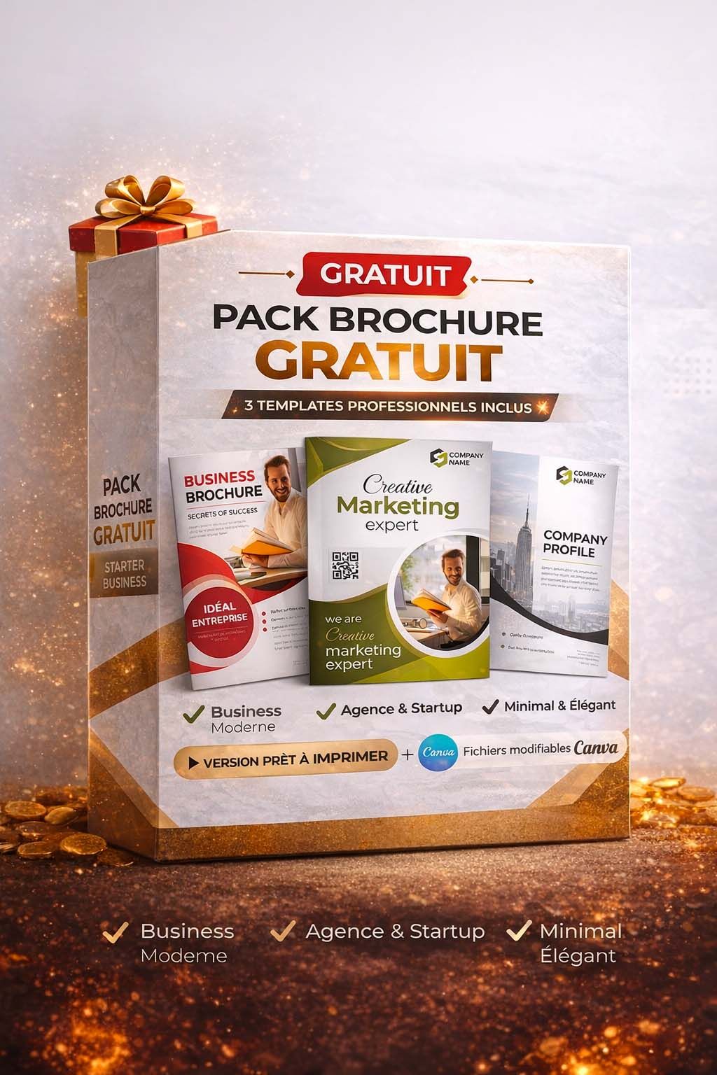 PACK GRATUIT – 5 BROCHURES MODIFIABLES