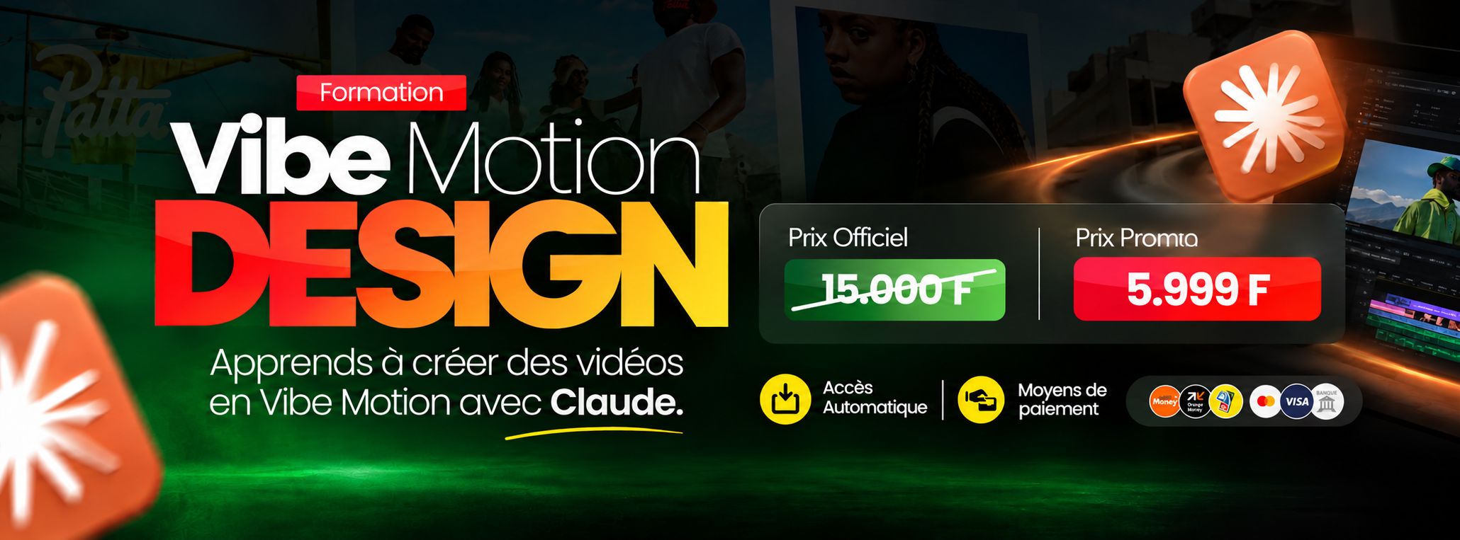 Apprends à faire du Vibe Motion avec l’intelligence artificielle
