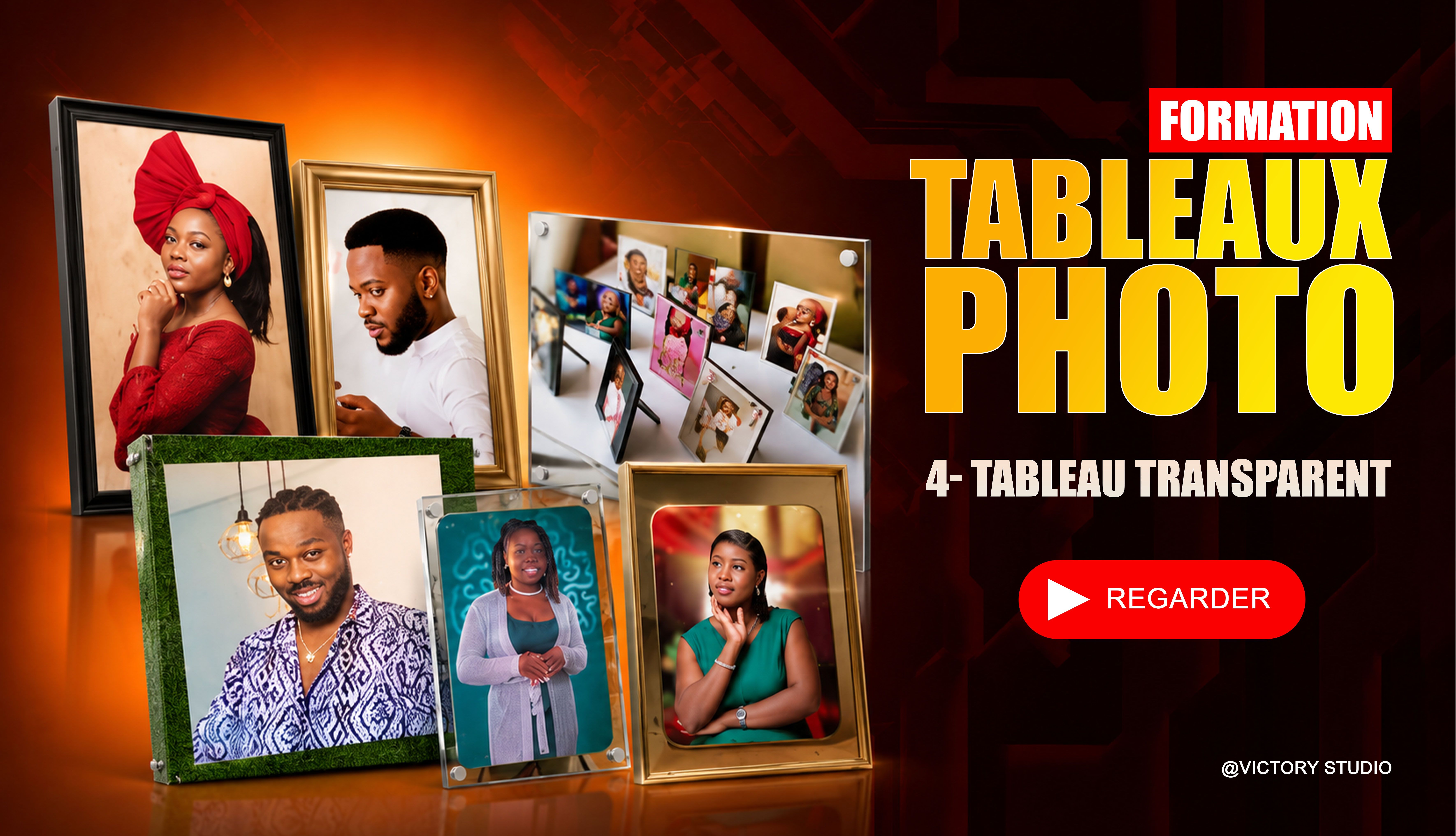 FABRICATION DE TABLEAU PHOTO TRANSPARENT