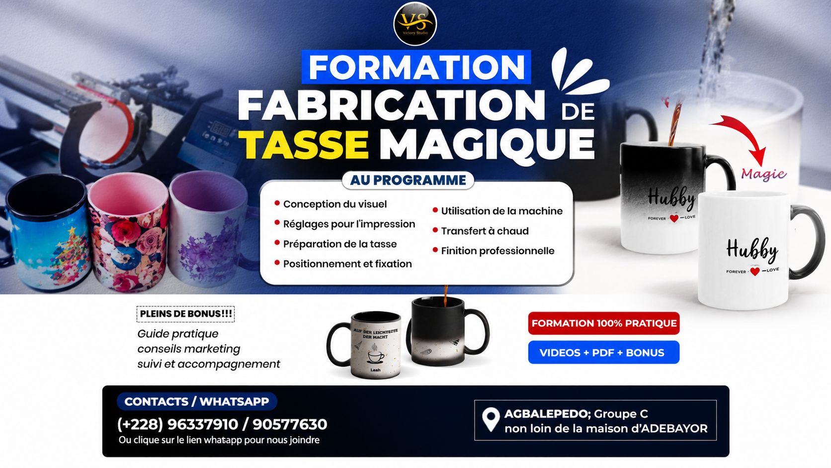 FABRICATION DE LA TASSE MAGIQUE