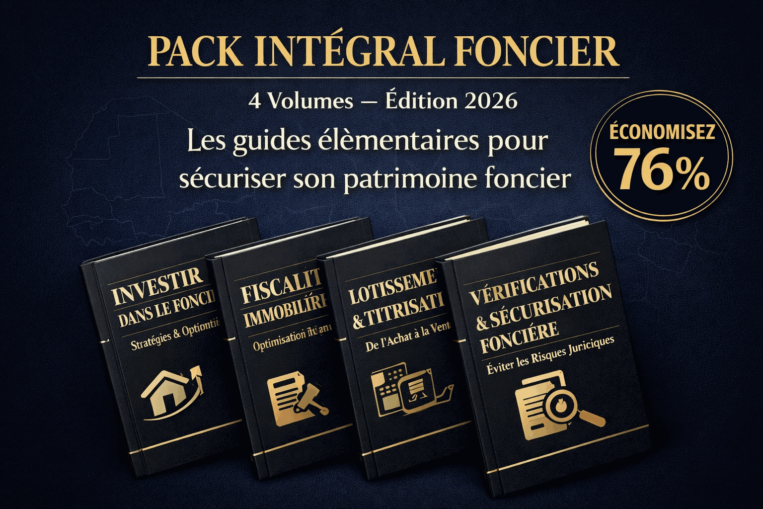 Pack intégral du foncier 04volumes
