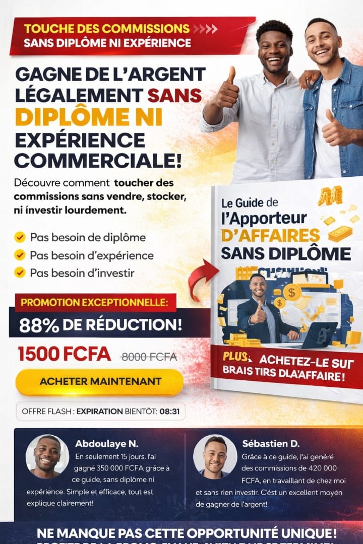 Le Guide de l’Apporteur d’Affaires Sans Diplôme