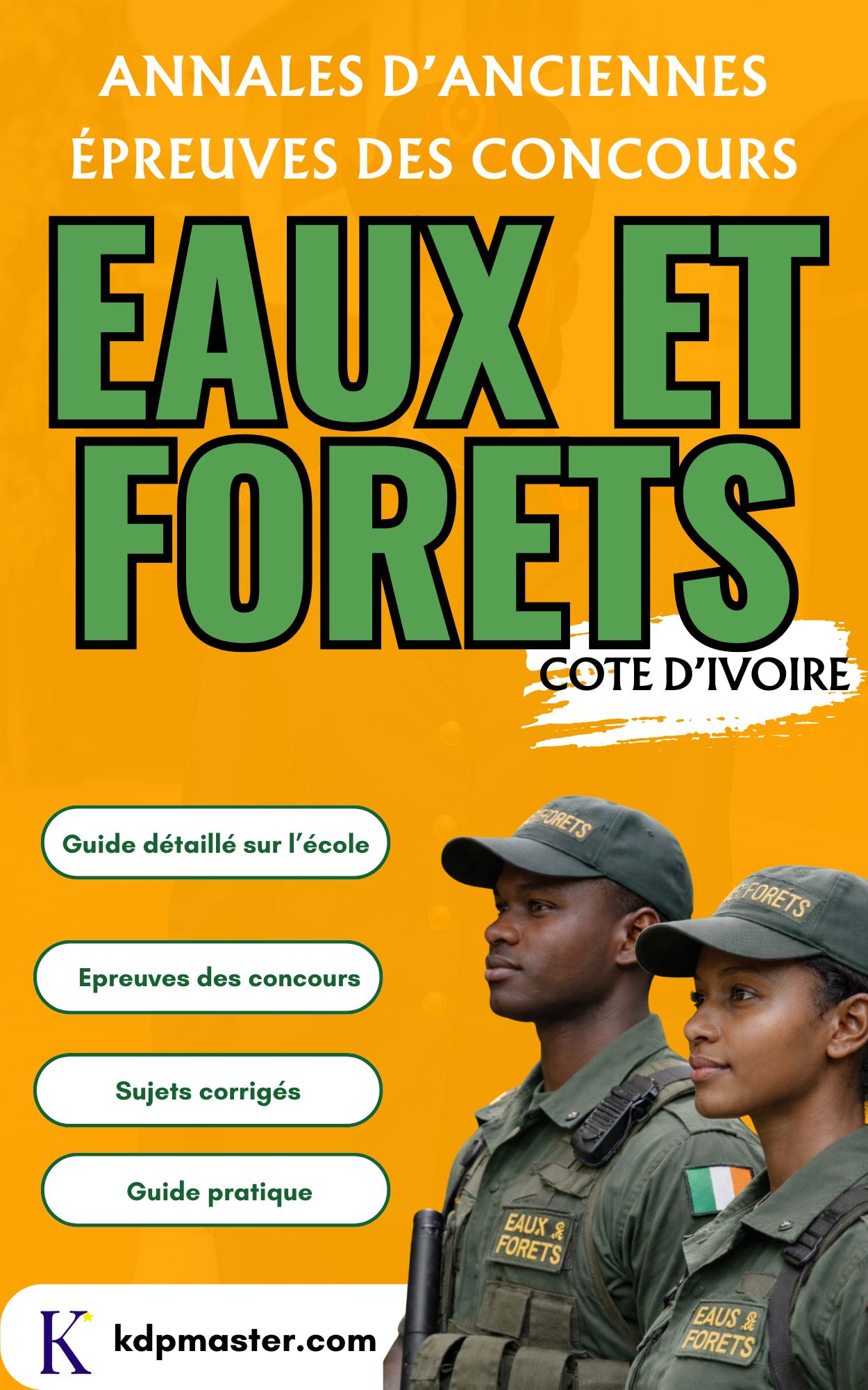 Concours des Eaux et Forêts – Côte d’Ivoire : Annales des anciennes épreuves
