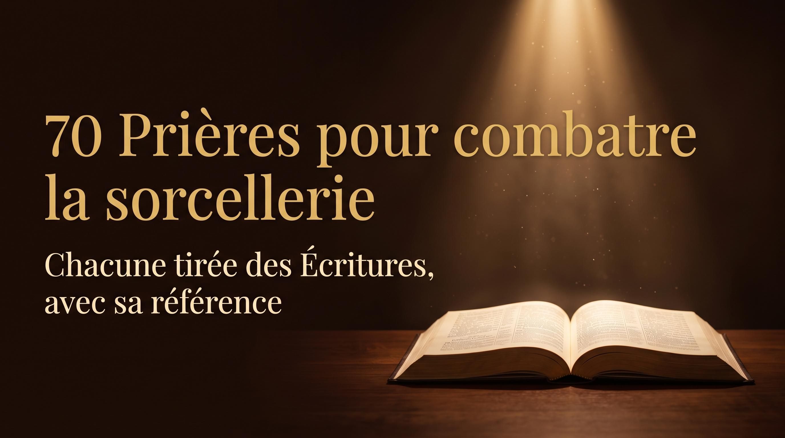 70 PRIÈRES POUR COMBATTRE LA SORCELLERIE