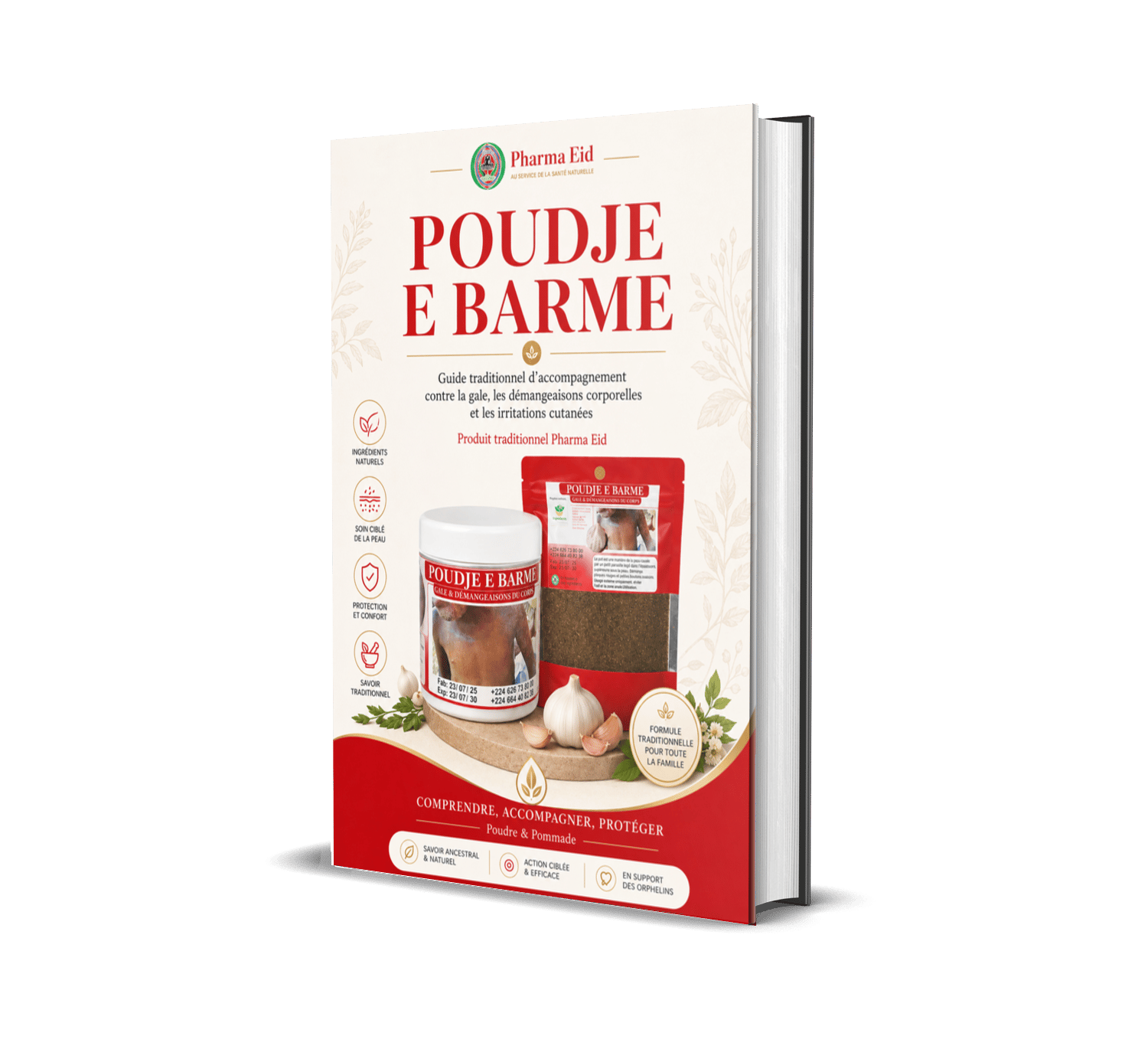 POUDJE E BARME — Guide traditionnel contre la gale, les démangeaisons corporelles