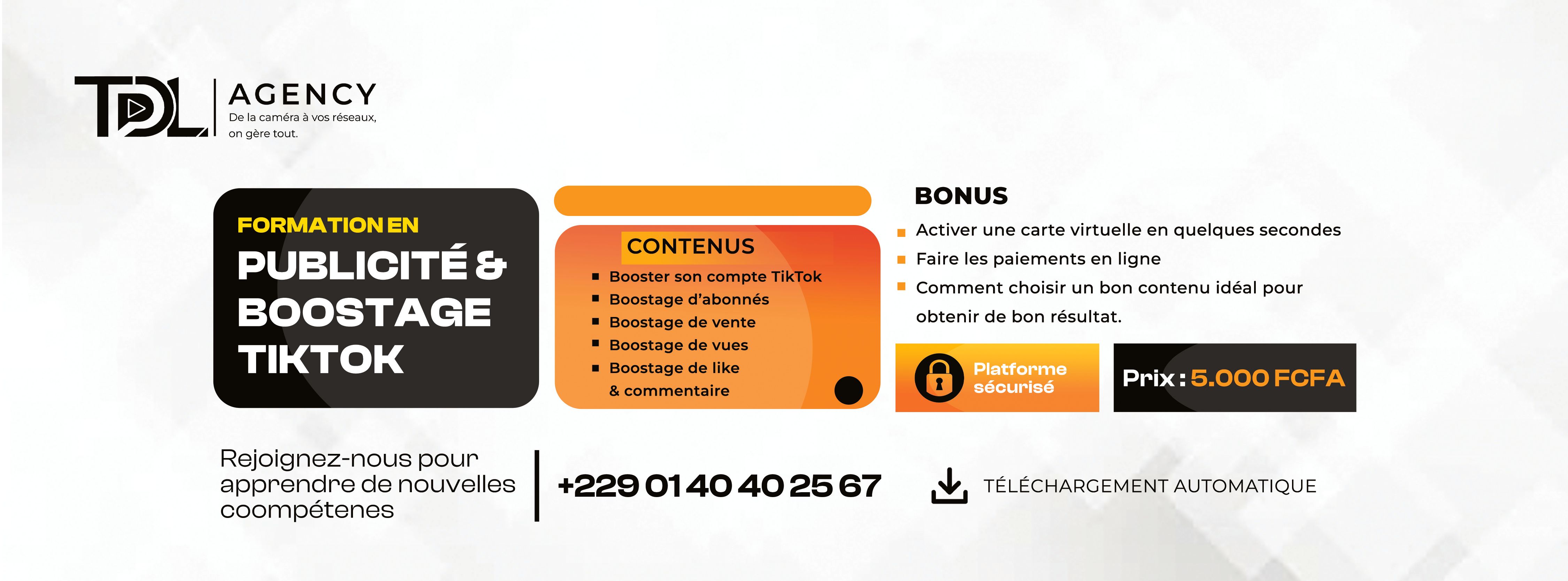 TikTok Boost & Vente : Formation complète en Publicité & Boostage Tiktok