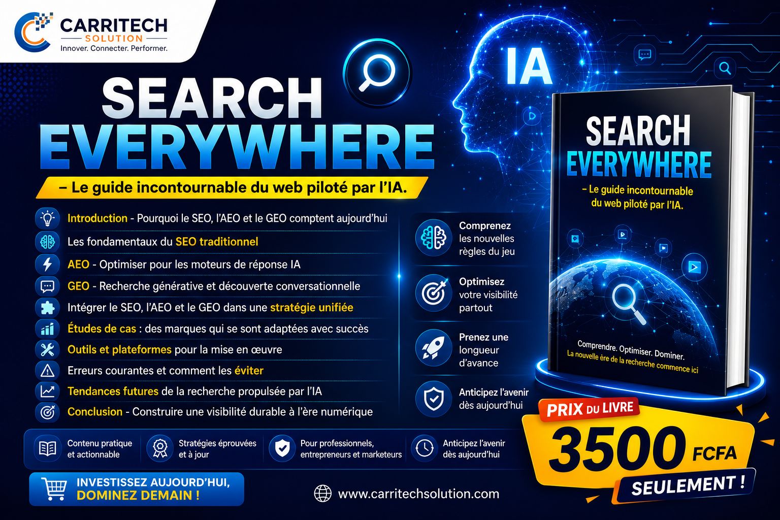 Guide Pro - Stratégies SEO, AEO & GEO pour le web piloté par l’IA