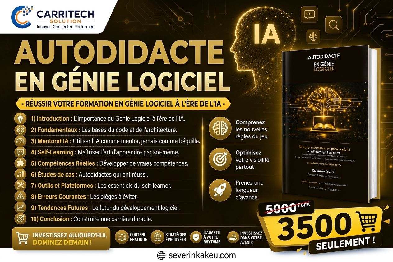 AUTODIDACTE EN GÉNIE LOGICIEL
