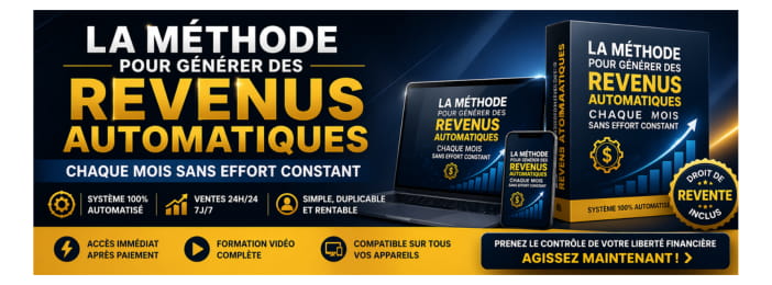 Le système automatisé simple pour générer des revenus chaque mois sans effort constant