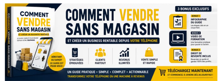 Comment Vendre Sans Magasin Et Générer Des Revenus En Ligne Avec Votre Téléphone Mobile