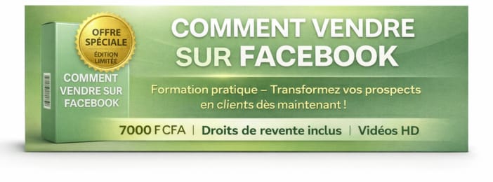 Comment vendre efficacement sur Facebook et augmenter vos revenus rapidement en ligne