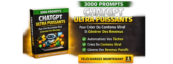3000 Prompts ChatGPT Ultra Puissants Pour Créer Du Contenu Viral Et Générer Des Revenus