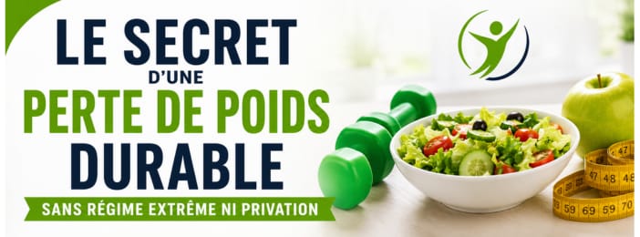 Le secret d'une perte de poids durable sans régime strict ni privation au quotidien