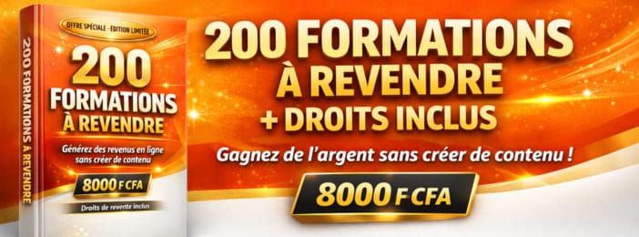 200 formations à revendre avec droits inclus : lancez un business rentable dès aujourd’hui !