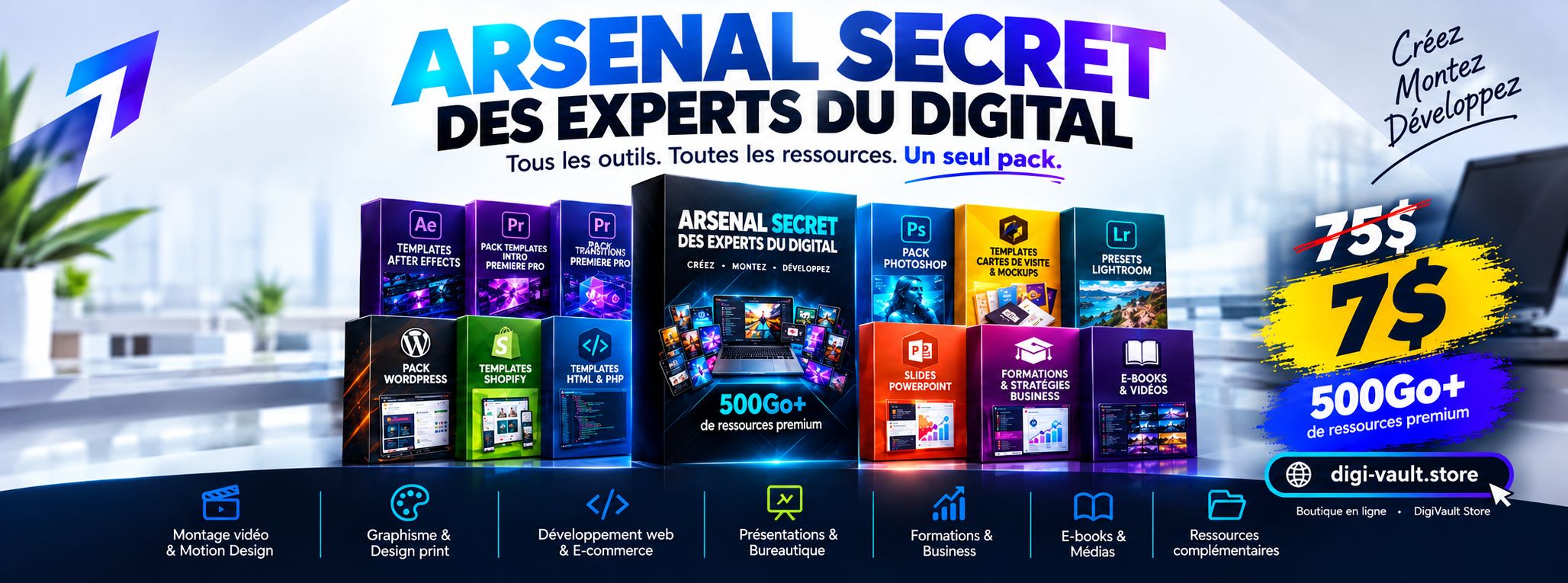 ARSENAL SECRET DES EXPERTS DU DIGITAL