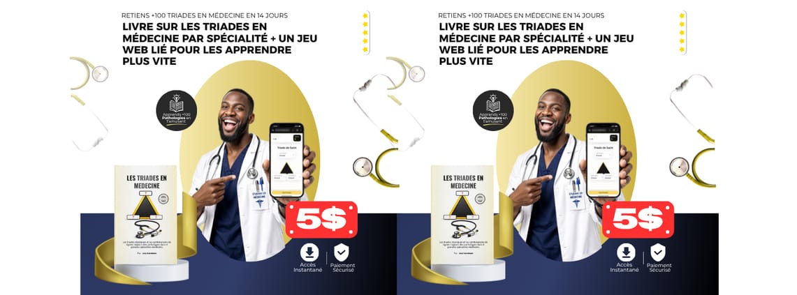 LES TRIADES EN MEDECINE (promotion)