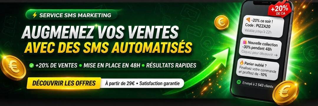Gênerez plus de vente avec le SMS MARKETING