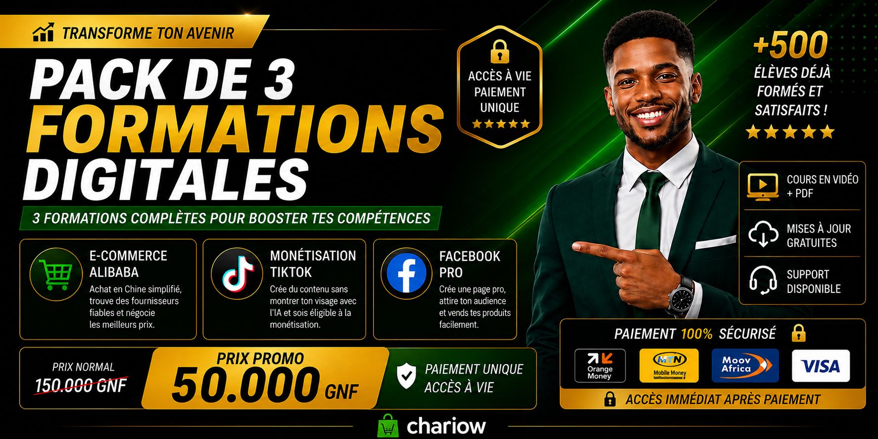 3 pack de formations