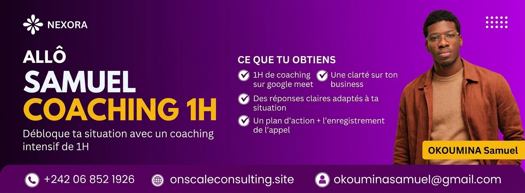 Allô Samuel ! Coaching 1H