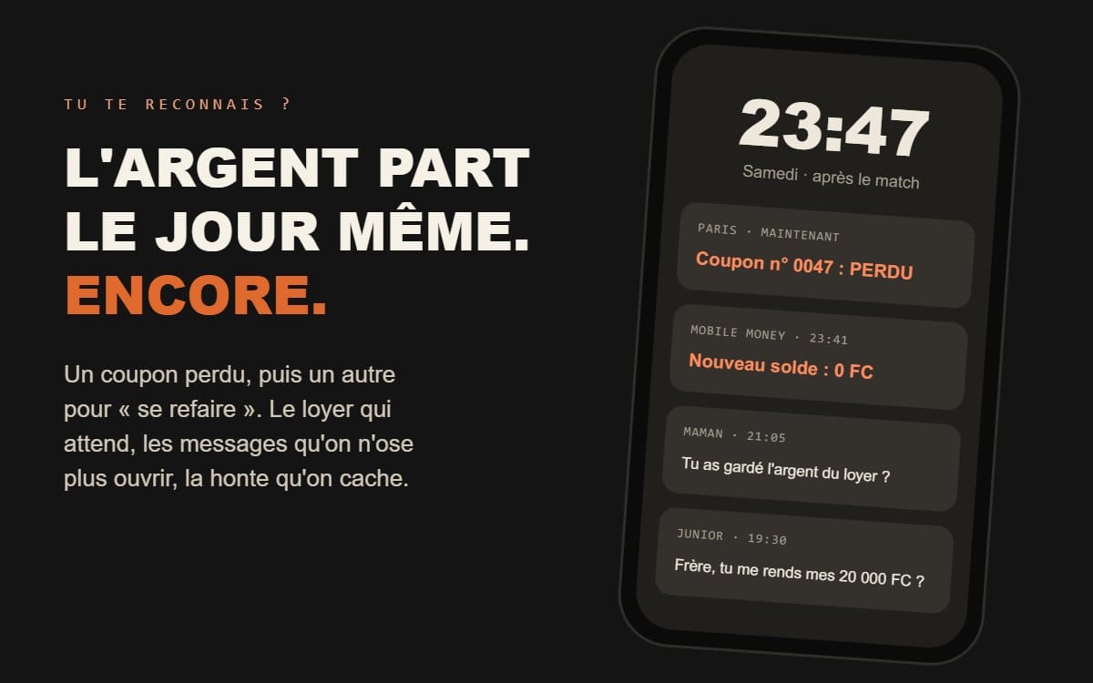 Notifications : coupon perdu, solde à zéro, loyer à payer