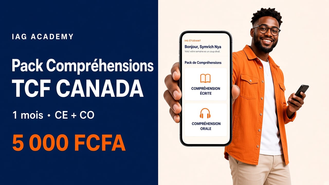 PACK IAG  TCF COMPREHENSIONS