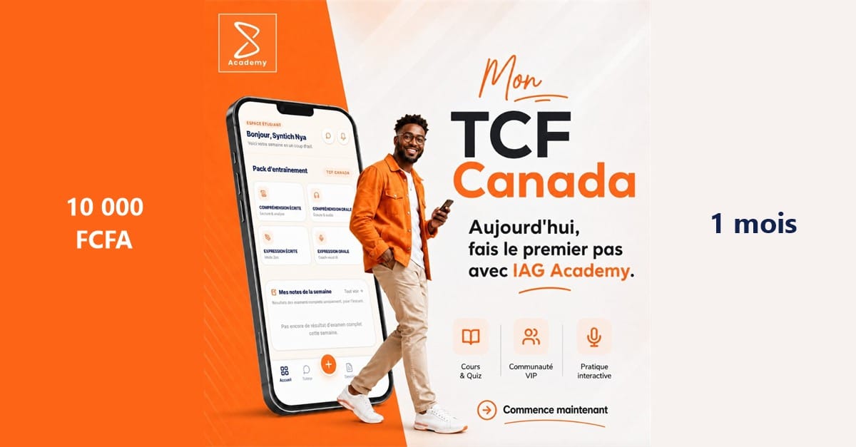 PACK IAG TCF COMPLET 1 MOIS